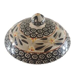 Temptations by Tara Old World Black Lid ONLY Replacement 8.5" Bowl Casserole